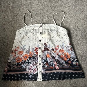 Floral Button-Down Women’s Top
Maeve purchased at Anthropologie